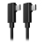 Xclio Oculus Link kompatibilní USB-C 3.2 Gen1,  5GB / 3A, pravoúhlý kabel, délka 5m