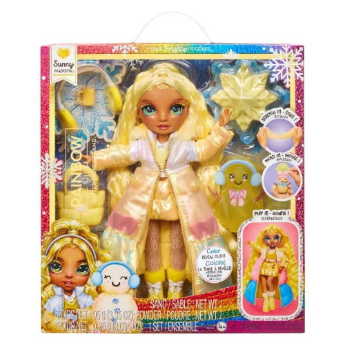 Rainbow High Zimní fashion panenka - Sunny (Yellow)