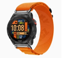 Garmin náhradní řemínek - tkaný nylon - 26mm pro řadu Fénix -  oranžová