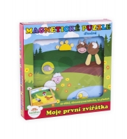 Teddies Magnetické puzzle dřevěné Moje první zvířátka (1)