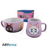 Snídaňový set - SAILOR MOON Luna &amp; Artemis