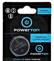 Powerton - lithiová, knoflíková, CR2032, 3V