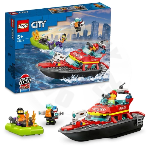 LEGO® City 60373 Hasičská záchranná loď a člun_(1)