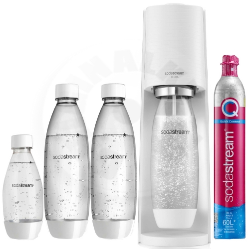 Sodastream Terra Mega pack (výrobník, 3x láhev, CO2) - bílá (4)