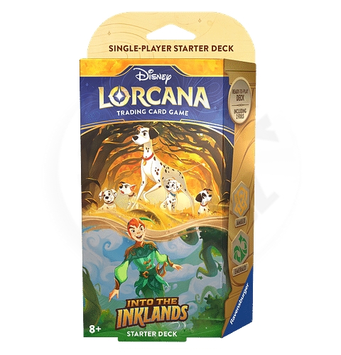Karetní hra Lorcana: Into the Inklands Starter Deck - Amber & Emerald