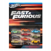 Hot Wheels 10 autíček FAST &amp; FURIOUS