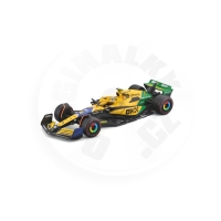 Bburago - RACE Formule F1 v dekorativním boxu, McLaren MCL38 (2024) Senna Edition, #4 Norr
