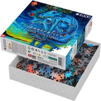 Puzzle - Kamil Jakóbczak Biały Wilk White Wolf 1000dílků