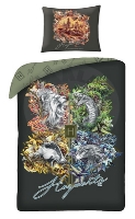 Halantex Povlečení - Harry Potter (HP-8093BL) 140x200, 70x90 (100% Cotton)