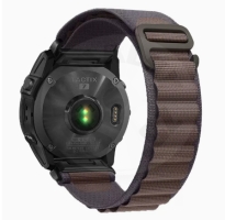 Garmin náhradní řemínek - tkaný nylon - 26mm pro řadu Fénix - tmavě fialová