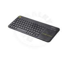 Logitech K400 Plus, bezdrátová klávesnice s integrovaným touchpadem, CZ/SK, černá