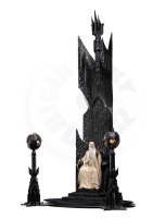 Weta Workshop The Lord of the Rings - Saruman the White on Throne Statue 1:6 - 110cm