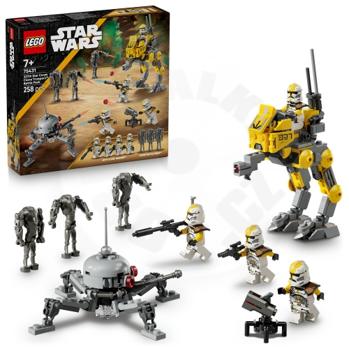 LEGO® Star Wars™ 75431 Bitevní balíček klonovaných vojáků z 327. hvězdného sboru_(1)