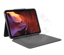 Logitech Rugged Folio pouzdro s klávesnicí pro Apple iPad 10.gen (A16) (DE Layout) - šedá