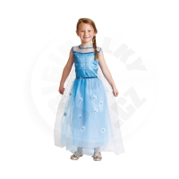 Kostým dětský Princezna modré šaty vel. 4-6 let