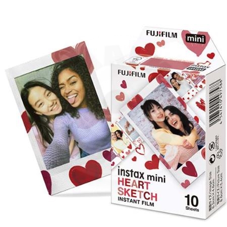 Fujifilm Instax Mini 10 fotografií - Heart Sketch
