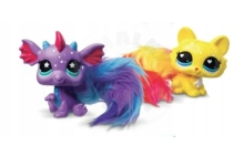 Littlest Pet Shop Pet Pairs S6 #487 a #488 Drak a kočka