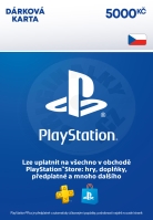 PlayStation Store el. peněženka - 5000 Kč
