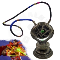 Náhrdelník Doctora Strange "EYE OF AGAMOTTO" svítící s podstavcem - Marvel