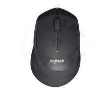 Logitech M330 Silent Plus, tichá, bezdrátová myš, černá