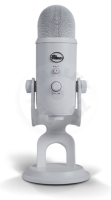 Blue Yeti USB mikrofon - bílá