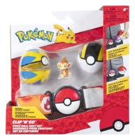 Pokémon - Clip 'n' Go Poké Ball Belt Set (Chimpchar &amp; Ultraball)