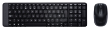 Logitech MK220 set klávesnice a myši (US Layout) - černá