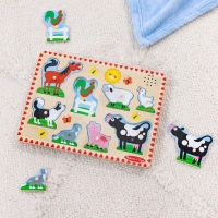 Melissa &amp; Doug Puzzle Se Zvukovými Efekty -FARMA