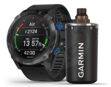 Garmin Descent™ Mk2i Titan Carbon Gray DLC/Black Silicone Band + T1 Tracker