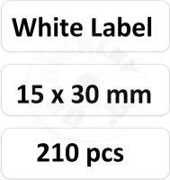 Niimbot štítky RP 15x30mm 210ks White pro D11 a D110 (3)