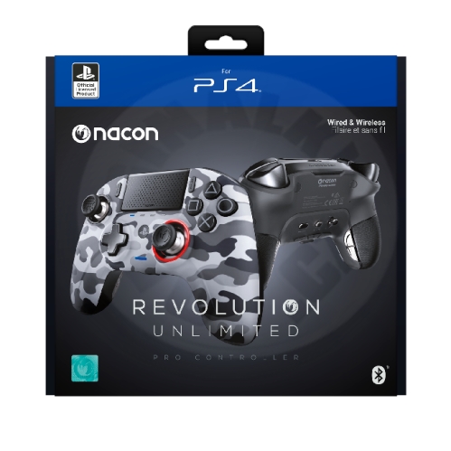Herní ovladač Nacon Revolution Unlimited Pro Controller – Camo Grey (PS4)