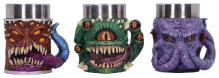 Dungeons & Dragons Set of 3 Mini Tankards Mini Monster 9 cm Dungeons & Dragons Set of 3 Mini Tankards Mini Monster 9 cm