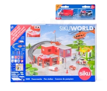 SIKU World - požární stanice s hasičským autem