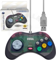 Retro-Bit SEGA Saturn Control Pad Model 2 USB Slate Grey
