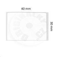 Niimbot štítky R 40x20mm 320ks Bílé pro B21, B21S, B3, B1S (1)