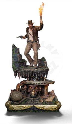 Iron Studios - Socha Warner - Indiana Jones DLX Art Scale 1/10 - 40 cm