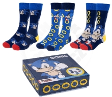SONIC - Balení 3 párů ponožek Cerda (velikost 40-46)