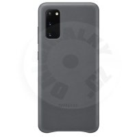 Samsung Kožený zadní kryt Galaxy S20 - šedá