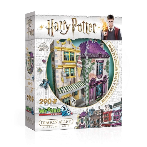 Wrebbit 3D Puzzle Harry Potter Salon Madam Malkinové 290dílků (1)