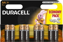 Duracell BASIC AA, 8ks, 1.5V
