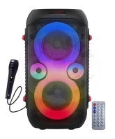 Esperanza EP156 - Bluetooth Speaker s FM rádiem, RGB LED, mikrofonem a Karaoke
