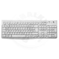 Logitech K120 klávesnice (DE Layout) - bílá