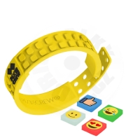 PIXIE CREW Kreativní náramek EMOJI žlutý