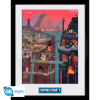 Minecraft - zarámovaný plakát "World" - 30,5 x 40,6 cm Minecraft - zarámovaný plakát "World" - 30,5 x 40,6 cm