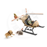 Schleich Záchranný vrtulník pro zvířata (sleva viz. popisek)