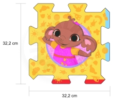 Pěnové puzzle Bing Bunny 32x32x1,5cm 8ks ve fólii 0m+ (3)