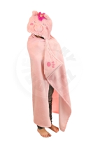 Cozy Noxxiez BL822 Jednorožec - hřejivá deka s kapucí se zvířátkem a tlapkovými kapsami