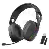 Marvo Pulz 70W, bezdrátová herní sluchátka s mikrofonem - černá (PC/PS4/PS5/XONE/XSX)