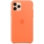 Apple iPhone 11 Pro Max Silikonový kryt - oranžová
