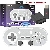 Retro-Bit Legacy 16 Wireless Grey